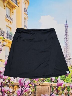 Pearl Izumi Black Athletic Mini Skirt Size Small